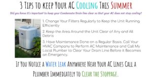 3 Tips to Keep your AC Running Smoothly Infographic