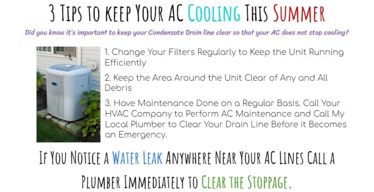 Essential Plumbing Tips to Keep your AC Running Smoothly