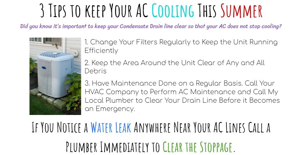 Essential Plumbing Tips to Keep Your AC Running Smoothly